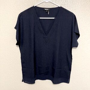 DKNY Sheer Blouse